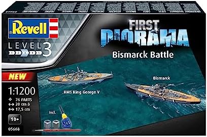 Alternative view of First Diorama Set, Bismarck Battle, Oyuncak