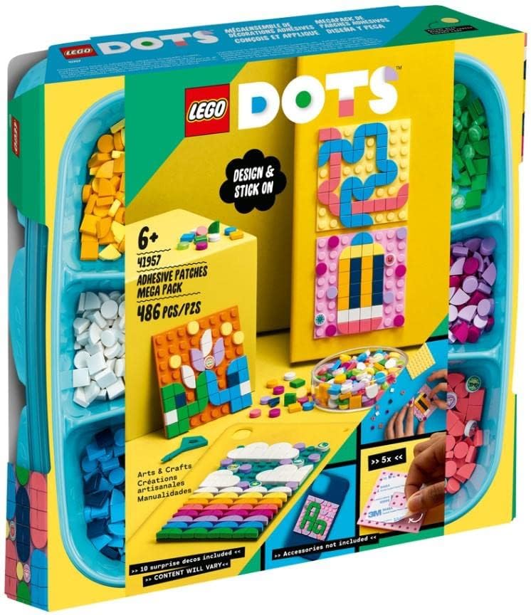 Alternative view of DOTS Yapıştırılabilir Kare Parçalar Paket 41957-6 Yaş ve Üzeri Çocukların Tasarımlarını Paylaşması için Kişiselleştirilebilir Kanvas Yapım Seti (486 Parça)