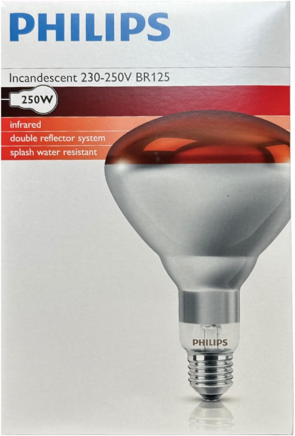 250W Kızılötesi Infrared Hayvan Isıtma ve Fizik Tedavi Lambası, Kırmızı Işık, BR125