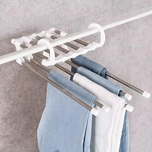 Alternative view of Hareketli Dolap İçi Pantolon Kravat Şal Askı Sistemi Düzenleyici Katmanlı Askılık Organizer