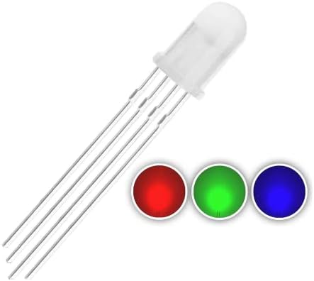 Alternative view of RGB Led 5mm Şeffaf Anot 4 Bacaklı Raspberry