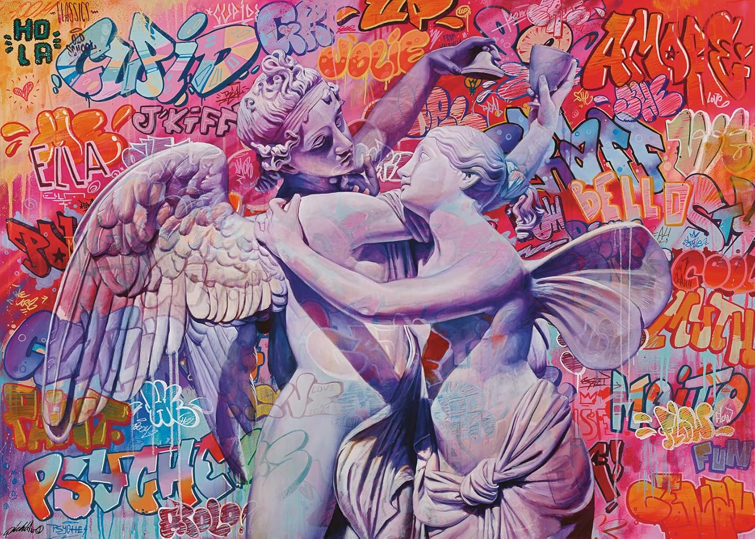 1000 Parça Cupid ve Psyche Puzzle