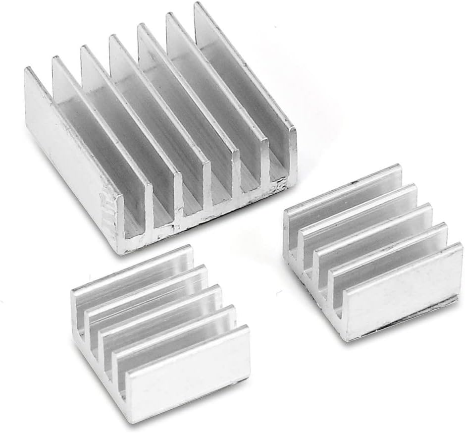 Alternative view of Alüminyum Soğutucu Set (Heat Sink) A4988 DRV8825 Raspberry 3 Adet