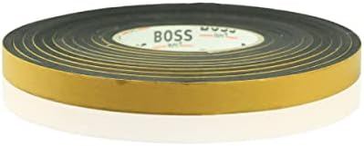 EPDM Kauçuk Pencere Kapi Izolasyon Bandi, 5mm X 15mm X 5mt Boyut, Siyah