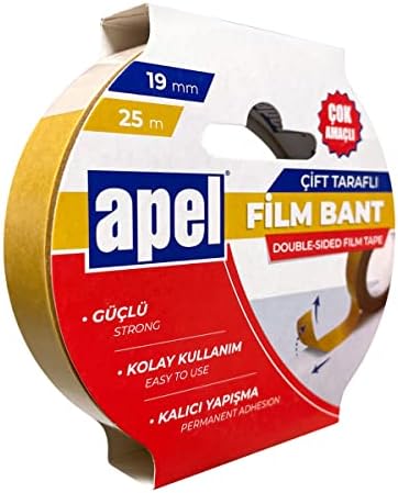 Alternative view of Apel Çift Taraflı Film Bant Askılı Karton 19 mm x 25 m Şeffaf