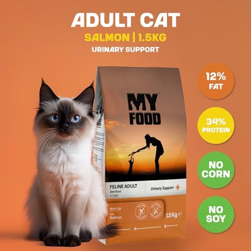 Alternative view of Myfood Urinary Destekli Somonlu Kısırlaştırılmış Yetişkin Kedi Maması 1,5 Kg