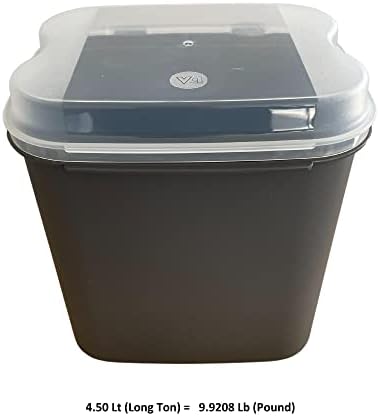 Masal Saklama Kabı, Gri 10 L + 4, 5 L + 1, 6 L
