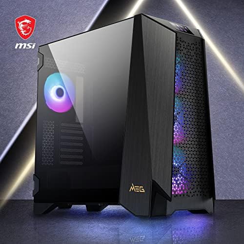 Alternative view of MSI MEG PROSPECT 700R Tempered Glass ARGB USB 3.2 EATX Mid-Tower Gaming (Oyuncu) Kasa