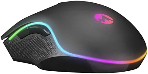 SM-F09 TITANIO Usb Gümüş 7200dpi RGB Ledli Gaming Oyuncu Mouse