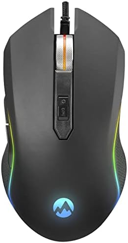 Alternative view of SM-F09 TITANIO Usb Gümüş 7200dpi RGB Ledli Gaming Oyuncu Mouse