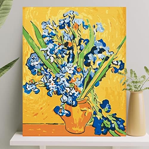 Hobi Sanat Sayılarla Boyama Tuval Seti Fırça Boya Dahil (Çıtalı) 40x50 CM - Süsen