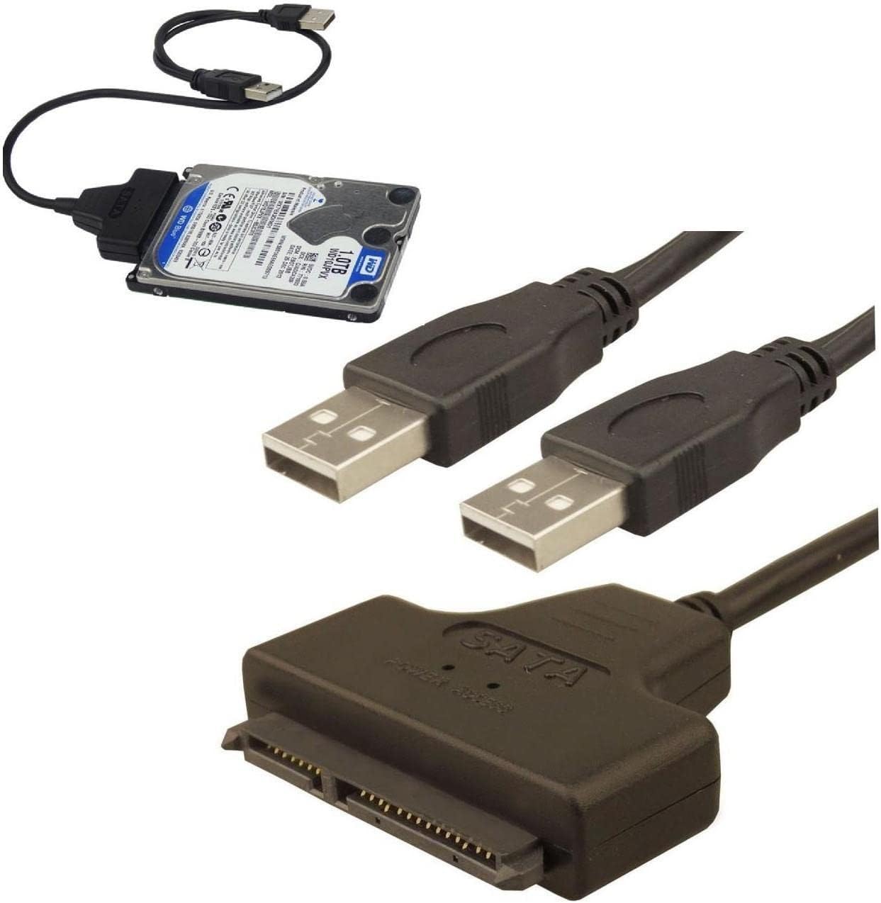 Alternative view of 2.5 inç Sata HDD Kablosu Hard Disk SSD HDD To USB Laptop Serial ATA 4536