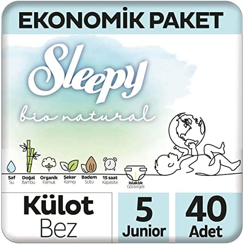 Bio Natural 2Li Külot Junıor 40 Adet 5 numara