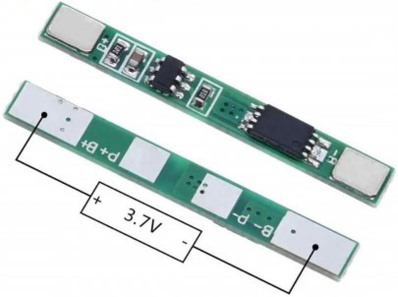 Alternative view of 1S 3.7V 3A BMS Koruma Kartı Batarya Şarj Modül 18650 Li-ion Lipo