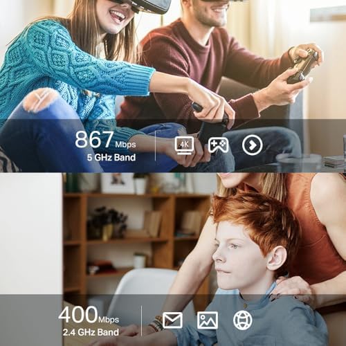 Alternative view of Archer T3U, AC1300 Mbps, Çift Bant, USB 2.0, Wi-Fi 5 USB Adaptör