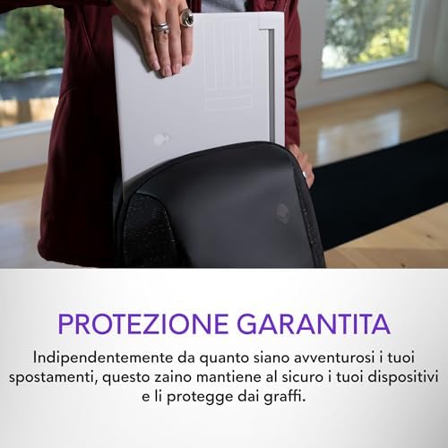 Alienware Horizon Slim Sırt Çantası - AW323P GalaxyWeave Siyah
