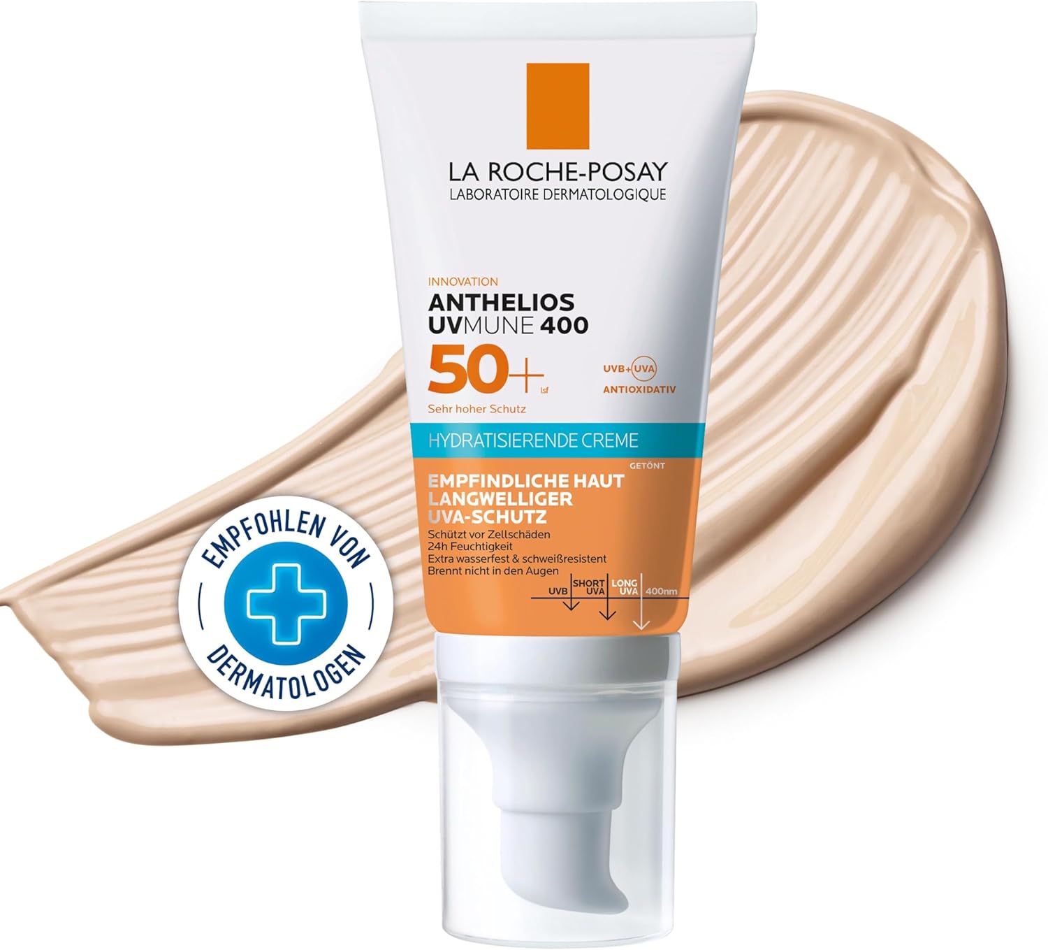 Alternative view of Anthelios Uvmune SPF+50 Hassas Ciltler İçin Yüksek Korumalı Renkli Yüz Güneş Kremi