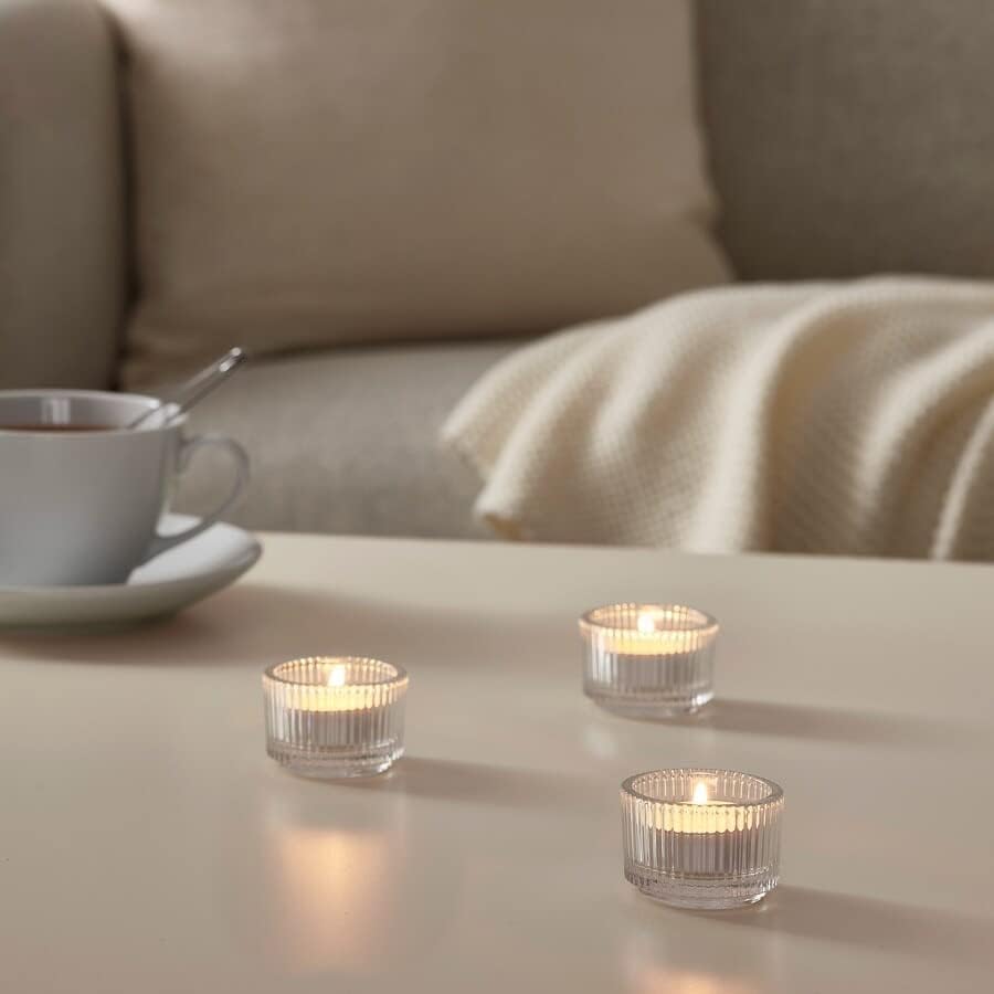 Alternative view of FINSMAK Tealight tutucu, şeffaf cam 3,5 cm