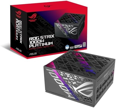 Alternative view of ROG-STRIX-1000P TAM MODÜLER GÜÇ KAYNAĞI, 80 PLUS PLATİNUM SERTİFİKALI, ATX 3.1, GaN MOSFET, “GPU-FIRST” PATENTLİ AKILLICA VOLTAJ DÜZENLEYİCİ, 10 YIL GARANTİ