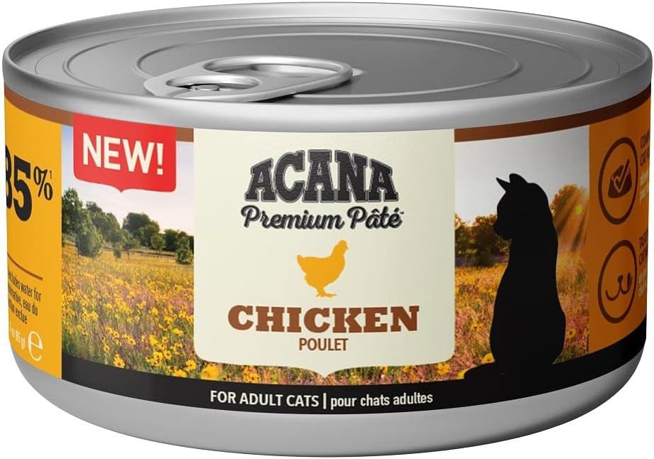 Acana Premium Pate (Ezme) Konserve Yaş Kedi Maması, Tavuklu, 85 gr