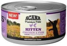 Acana Premium Pate (Ezme) Konserve Yaş Kedi Maması, Tavuklu ve Balıklı, Yavru Kedi, 85 gr