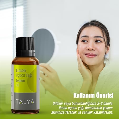 Alternative view of %100 Saf Limon Uçucu Yağı 10 ml - Cilt Bakımı - Taze ve Enerjik Koku - Difüzör İçin Aromaterapi Yağı