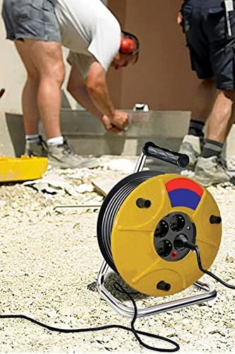 Makaralı Uzatma Kablo 50 Metre - Siyah 1410