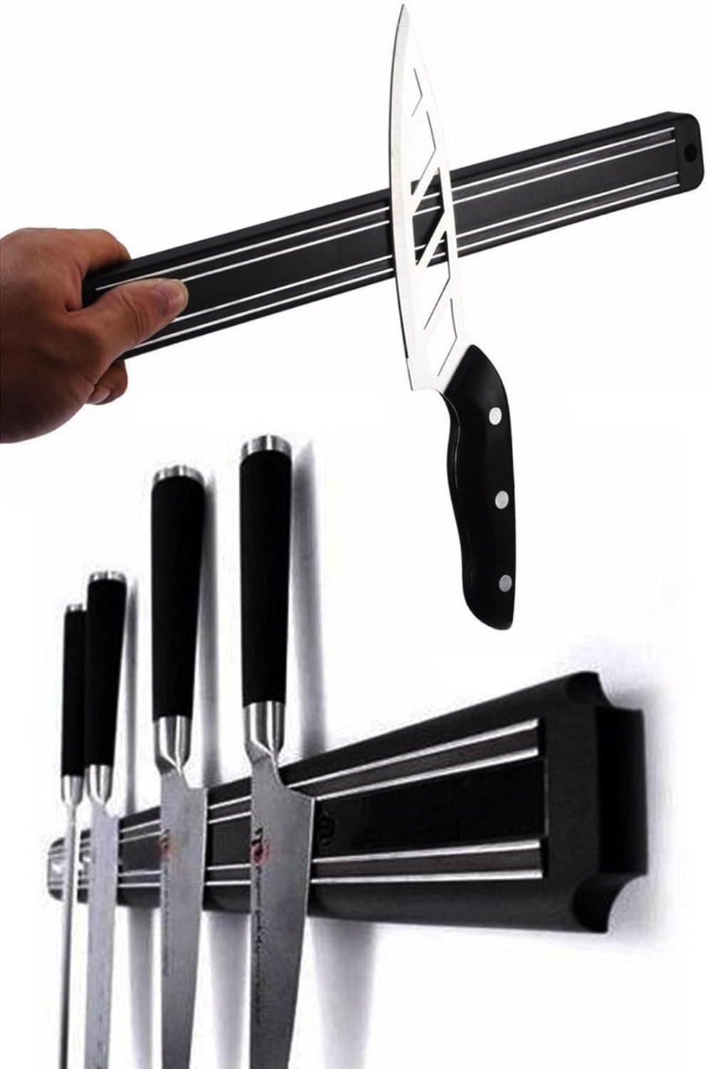 Alternative view of Mıknatıslı Paslanmaz Duvar Bıçak Askısı Standı 55 Cm