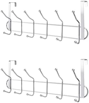 Alternative view of 2 Li Kapı Arkası Askı Askılık Pantalon Gömlek Havlu Bornoz Askısı Metal Askı