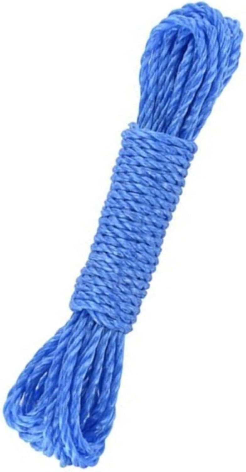 Klasik Çamaşır İpi Kopmaz Saplam Çamaşır İpi Mavi 25 Metre 1410