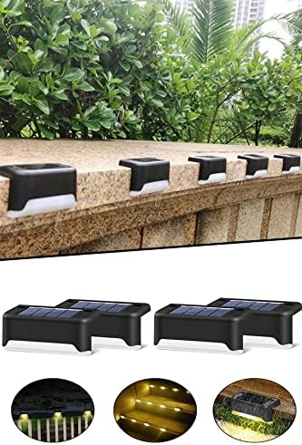 Alternative view of Solar Güneş Enerjili Köşebent Merdiven Bahçe Led Lamba 4Lü Dekor Bahçe Aydınlatma 1430