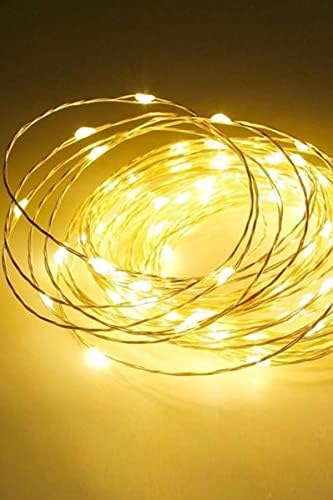 5 Mt Pilli Led Led Gün Işığı Sabit Mod Pilli Yılbaşı Işığı 1410