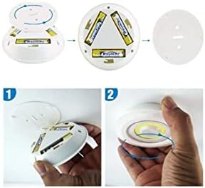 Alternative view of Uzaktan Kumandalı 3'lü Spot Led Lamba Kablosuz Pilli Işıldak