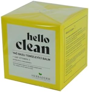 Hello Clean Yağ Bazlı Temizleyici Balm Aydınlatıcı, Canlandırıcı + Saf Vitamin C 100 ml
