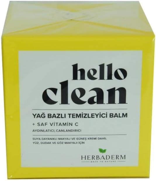 Alternative view of Hello Clean Yağ Bazlı Temizleyici Balm Aydınlatıcı, Canlandırıcı + Saf Vitamin C 100 ml