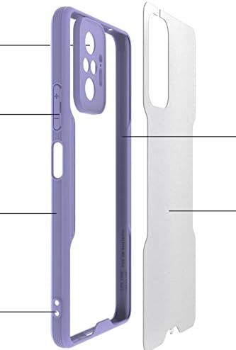 Alternative view of 10 Pro Uyumlu Kılıf Kamera Korumalı Platin Silikon - Mavi