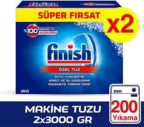 Bulaşık Makinesi Deterjanı Makine Tuzu 3000 gr x 2 Adet