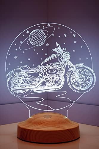 3D Motorsiklet Led Lamba