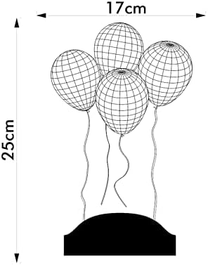 Alternative view of 3 Boyutlu 3D Görünümlü Balon Led Lamba