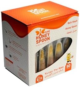 Pure Spoon Kaşık Bal 50 Adet%100 Doğal Çam Balı 350 g