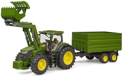 bruder BR03155 Deere 7R 350 Kepçeli Traktör Ve Römork