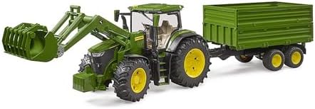 Alternative view of bruder BR03155 Deere 7R 350 Kepçeli Traktör Ve Römork