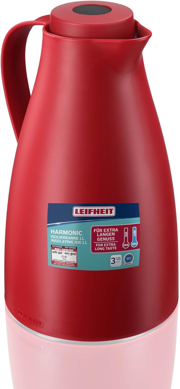 Leifheit Harmonic Termos 1 Litre Kırmızı