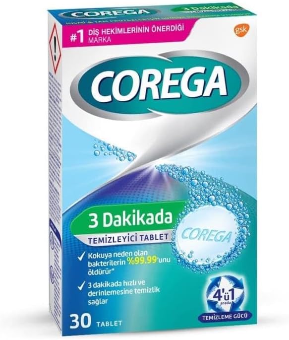Alternative view of Corega 3 Dakikada Temizleyici Tablet