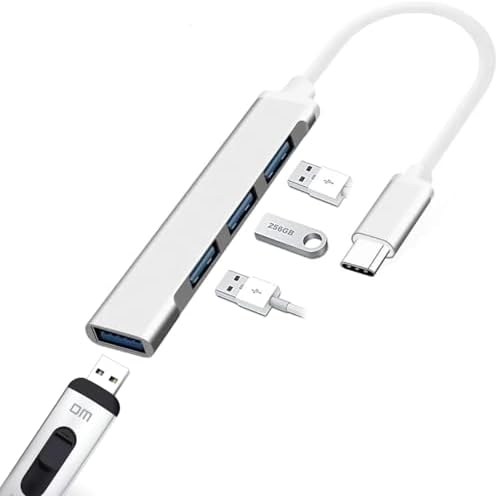 Alternative view of Type-c To USB Hub 4 Port Çoklayıcı İle Uyumlu Çoğaltıcı Adaptör