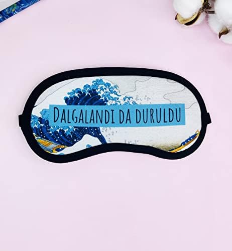 Alternative view of Dalgalandı Da Duruldu Tasarımlı Uyku Bandı
