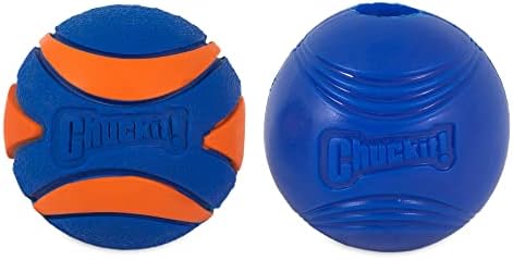 Chuckit! Sonic 2'li Sesli Oyun Topu Seti - Ultra Squaker & Hışırtılı Crunch Köpek Oyun Topu (Medium)