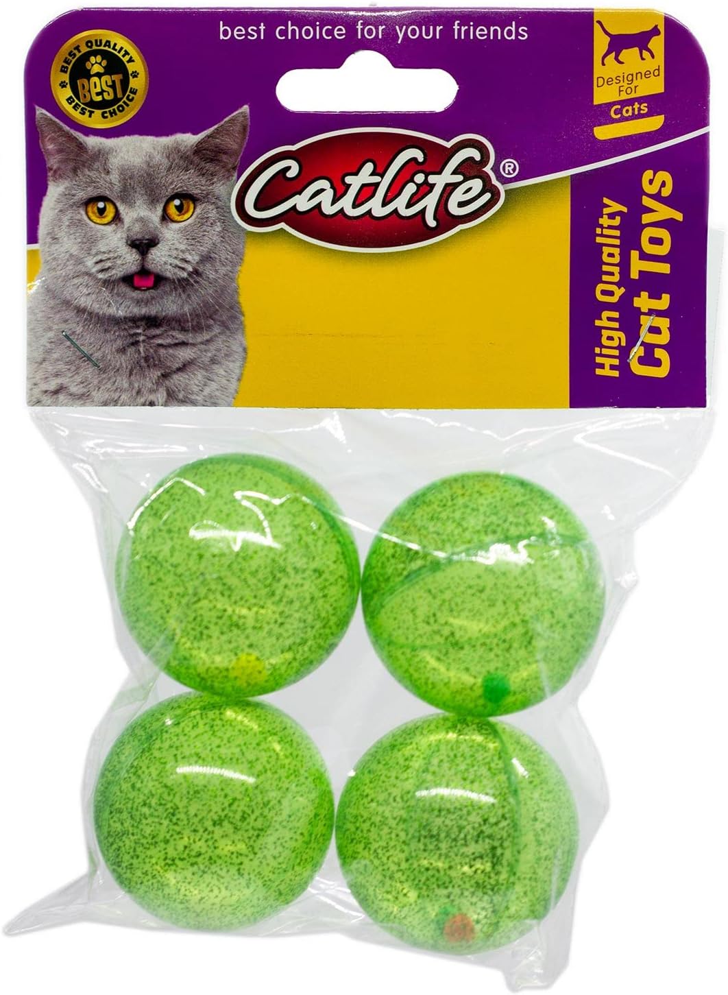 Alternative view of 202470-Catlife Zilli Kedi Oyuncağı 4'lü Paket