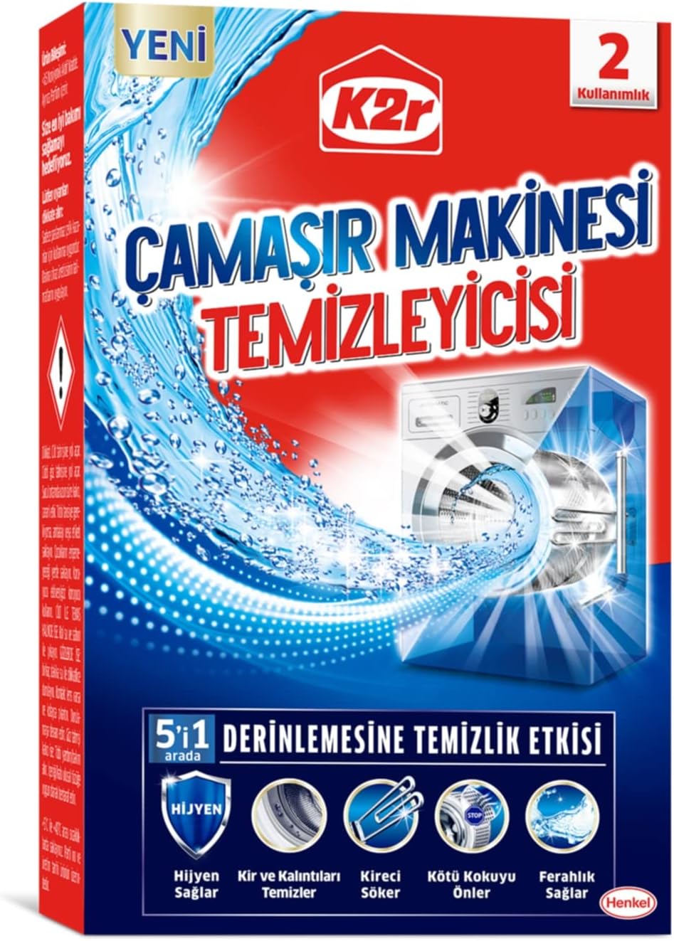 Alternative view of K2r 5'i 1 Arada Çamaşır Makinesi Temizleyicisi 2 Kullanımlık (1 x 163 g)