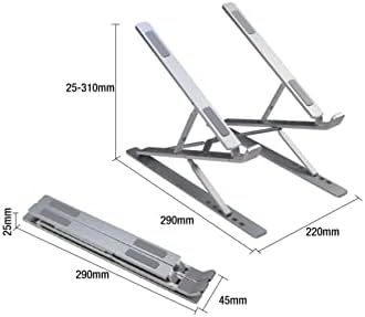 Alternative view of Çift Katlı Ayarlanabilir Laptop Stand Katlanabilir Alüminyum Tablet Notebook Stand Dizüstü Bilgisayar Standı